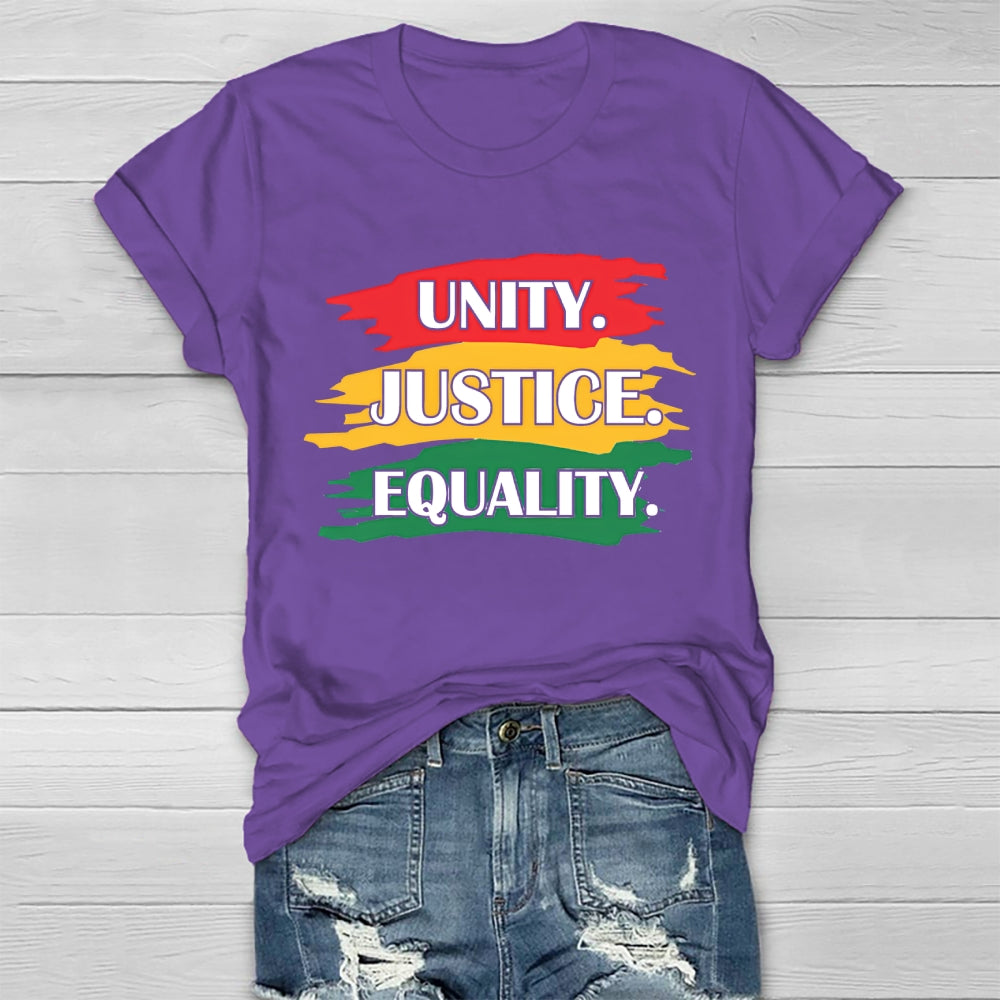 Unity Justice Equality Healthwear T-shirt