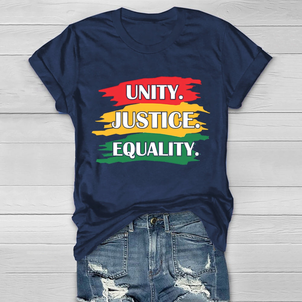 Unity Justice Equality Healthwear T-shirt