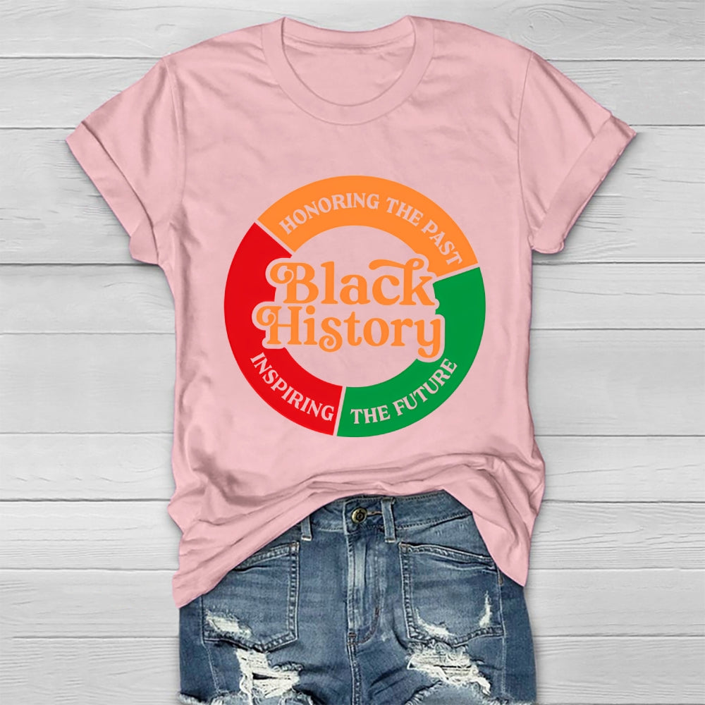 Black History Honoring The Past Inspiring The Future Healthwear T-shirt