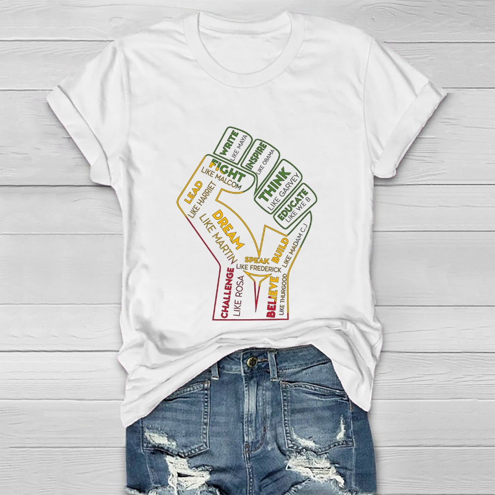 Fight Like Malcolm Healthwear T-shirt