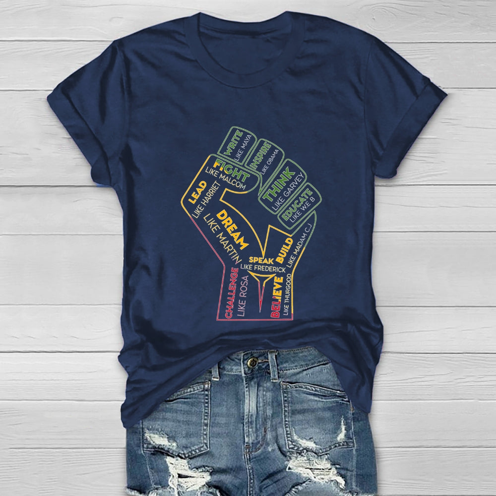 Fight Like Malcolm Healthwear T-shirt