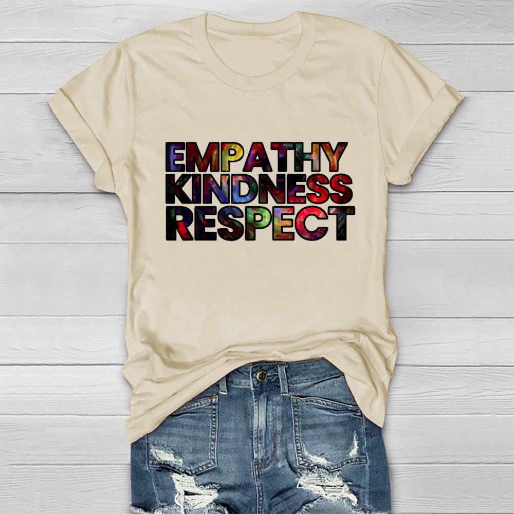 Empathy Kindness Respect Healthwear T-shirt