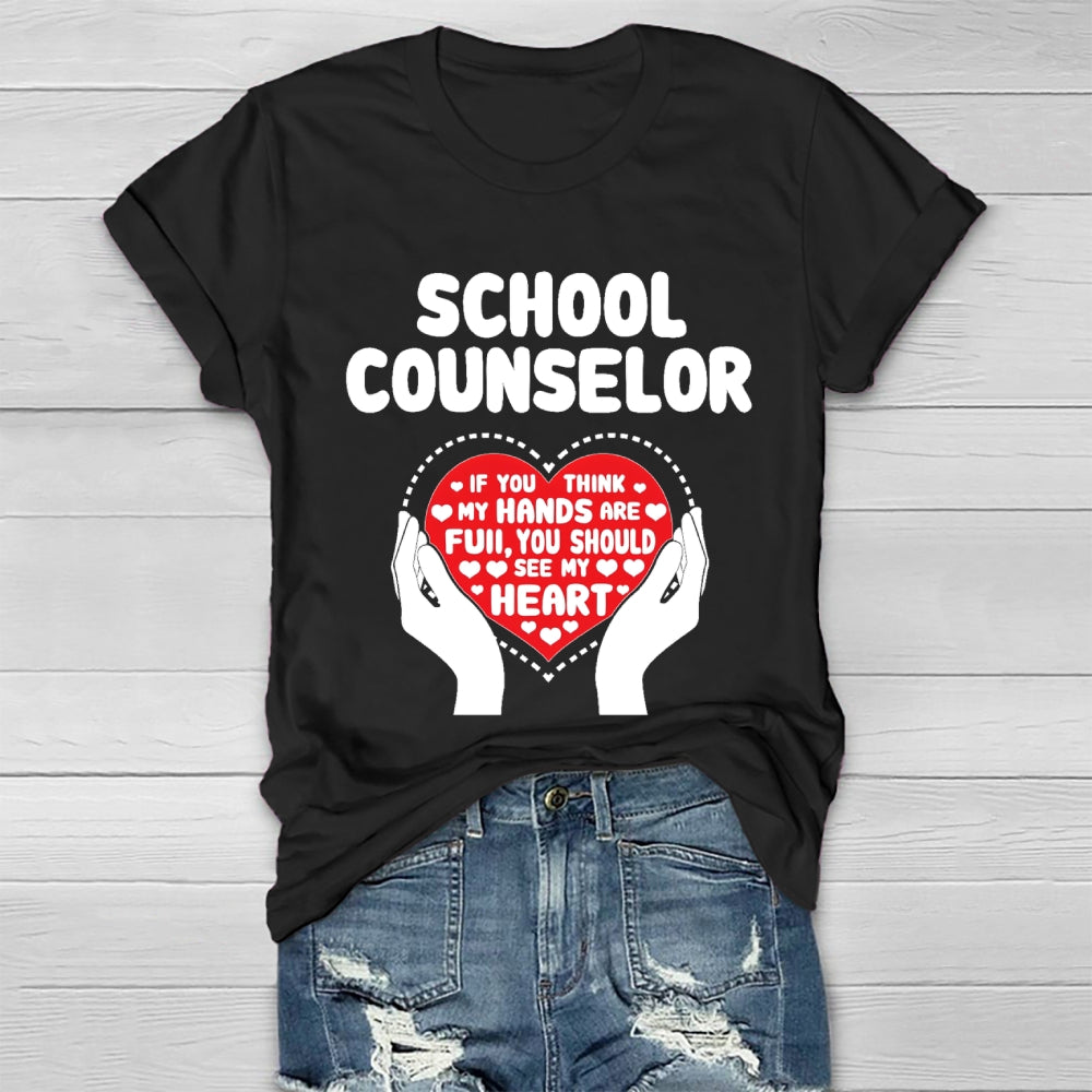 School Counselor Loving Healthwear T-shirt