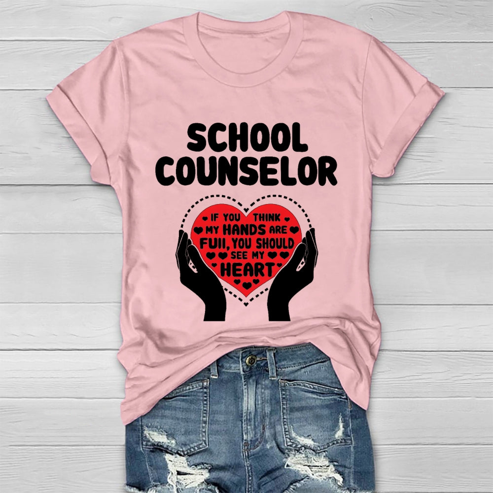 School Counselor Loving Healthwear T-shirt