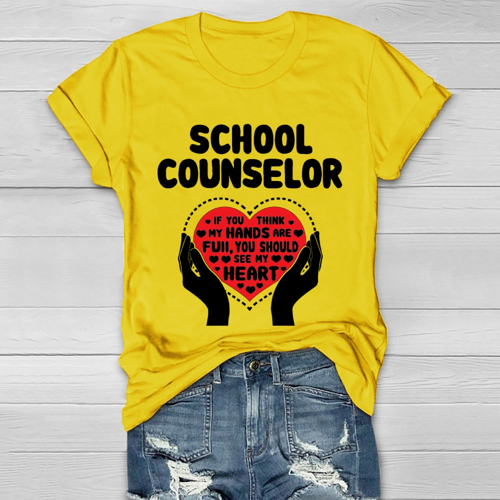 School Counselor Loving Healthwear T-shirt