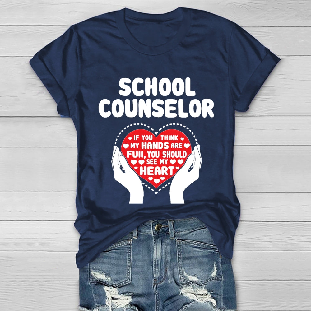 School Counselor Loving Healthwear T-shirt