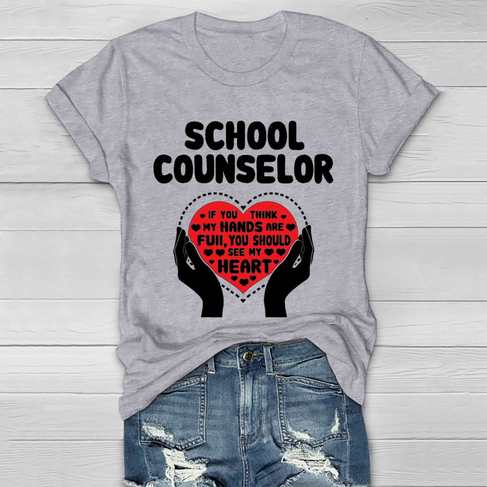 School Counselor Loving Healthwear T-shirt
