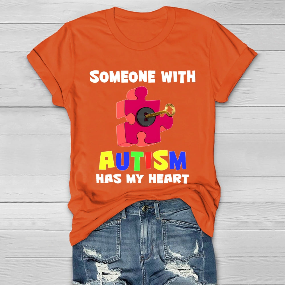 Someone With Autism Has My Heart Healthwear T-shirt