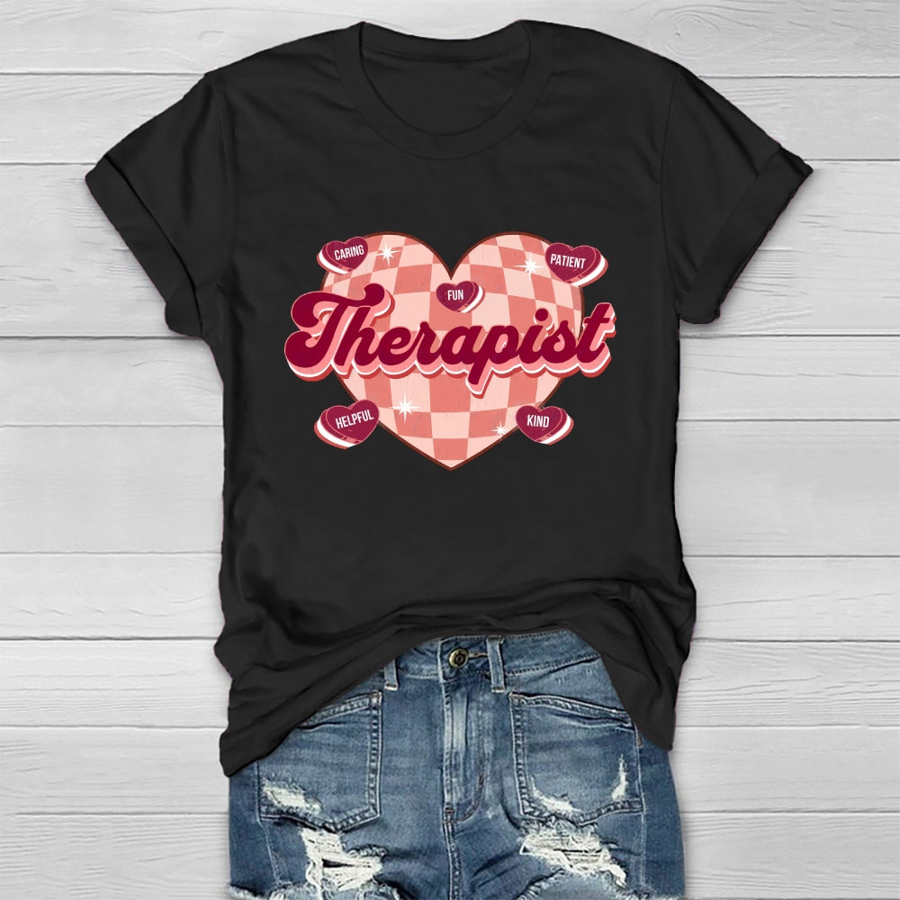 Therapist Fun Kind Healthwear T-shirt