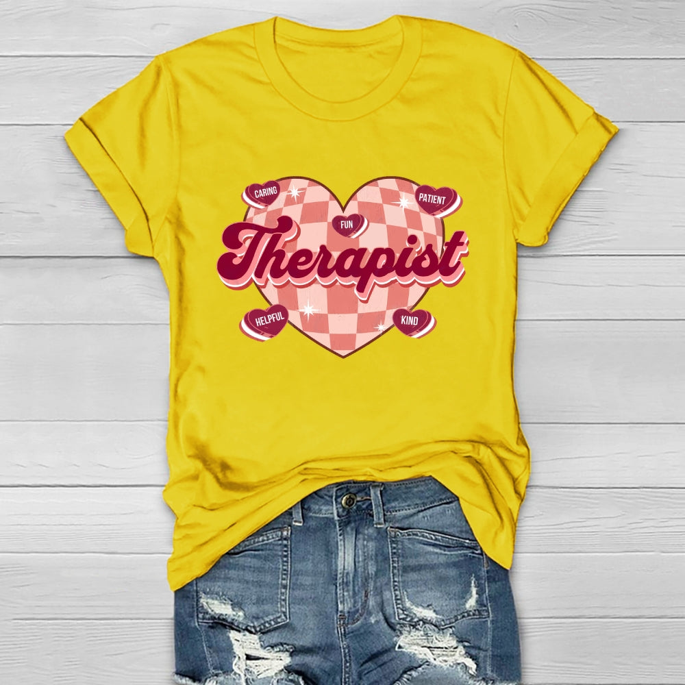 Therapist Fun Kind Healthwear T-shirt