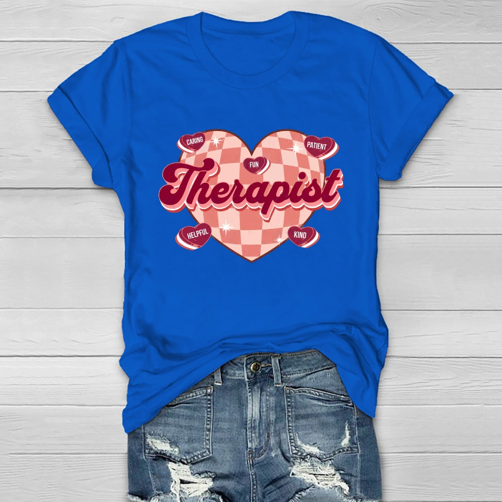 Therapist Fun Kind Healthwear T-shirt