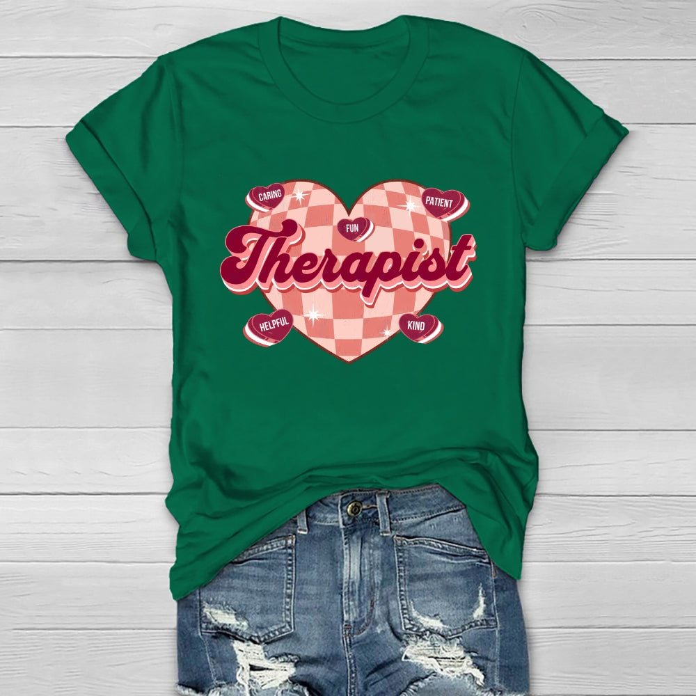 Therapist Fun Kind Healthwear T-shirt