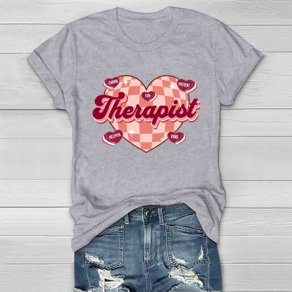 Therapist Fun Kind Healthwear T-shirt