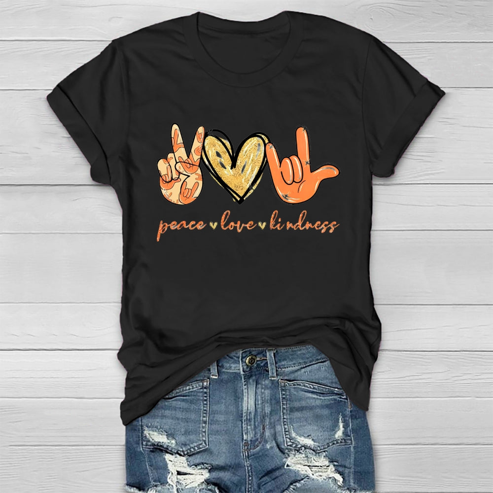 Peace Love Kindness Healthwear T-shirt