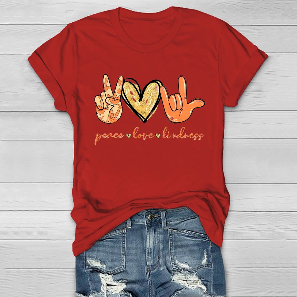 Peace Love Kindness Healthwear T-shirt