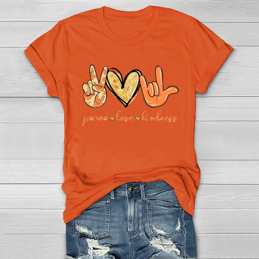 Peace Love Kindness Healthwear T-shirt