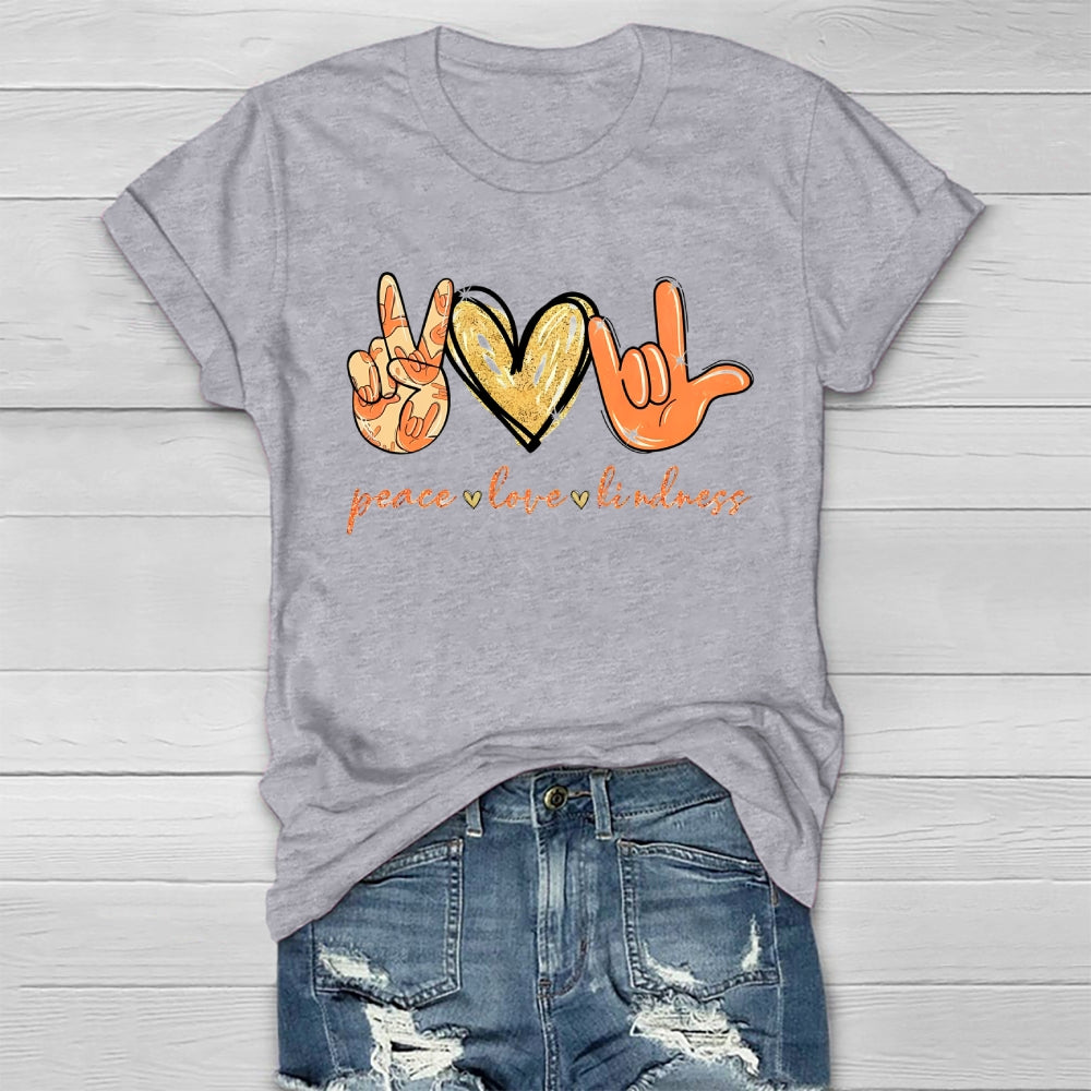 Peace Love Kindness Healthwear T-shirt