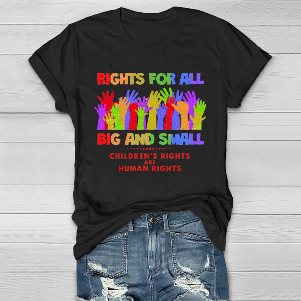 Rights For A Big And Small Healthwear T-shirt