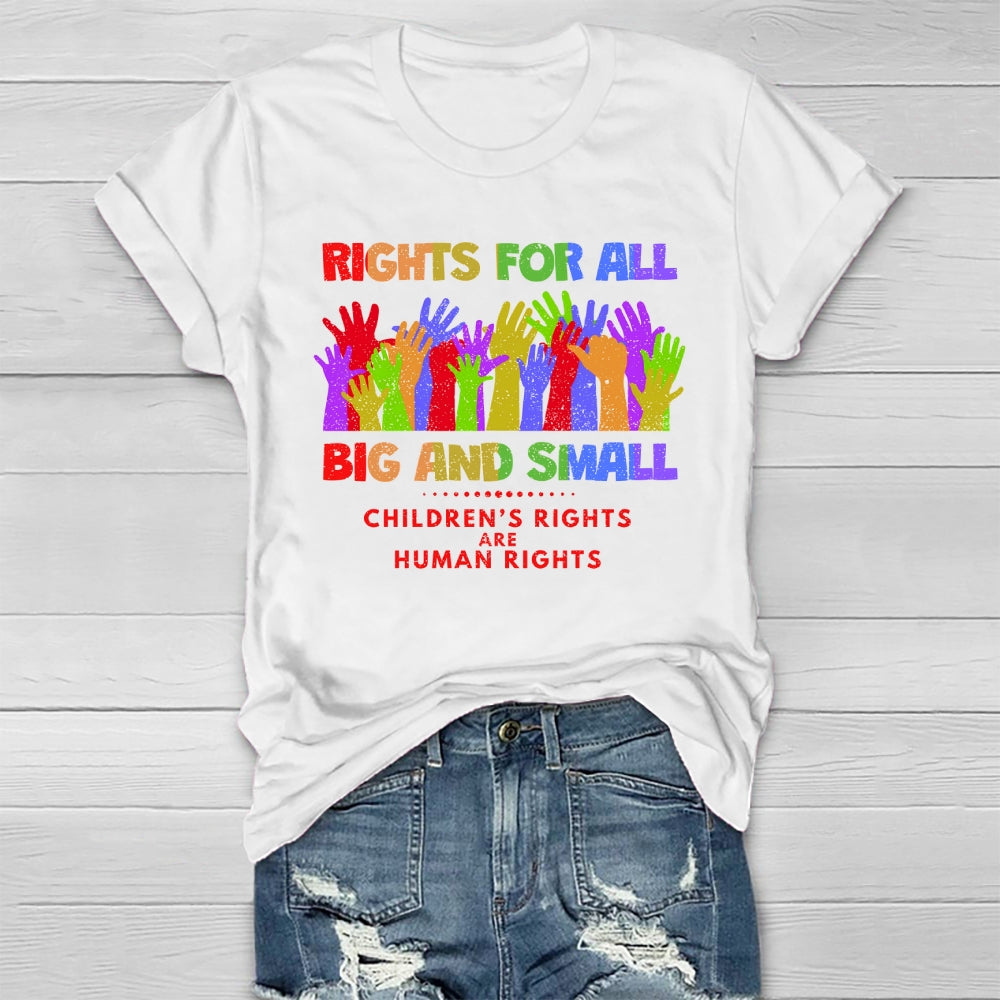 Rights For A Big And Small Healthwear T-shirt