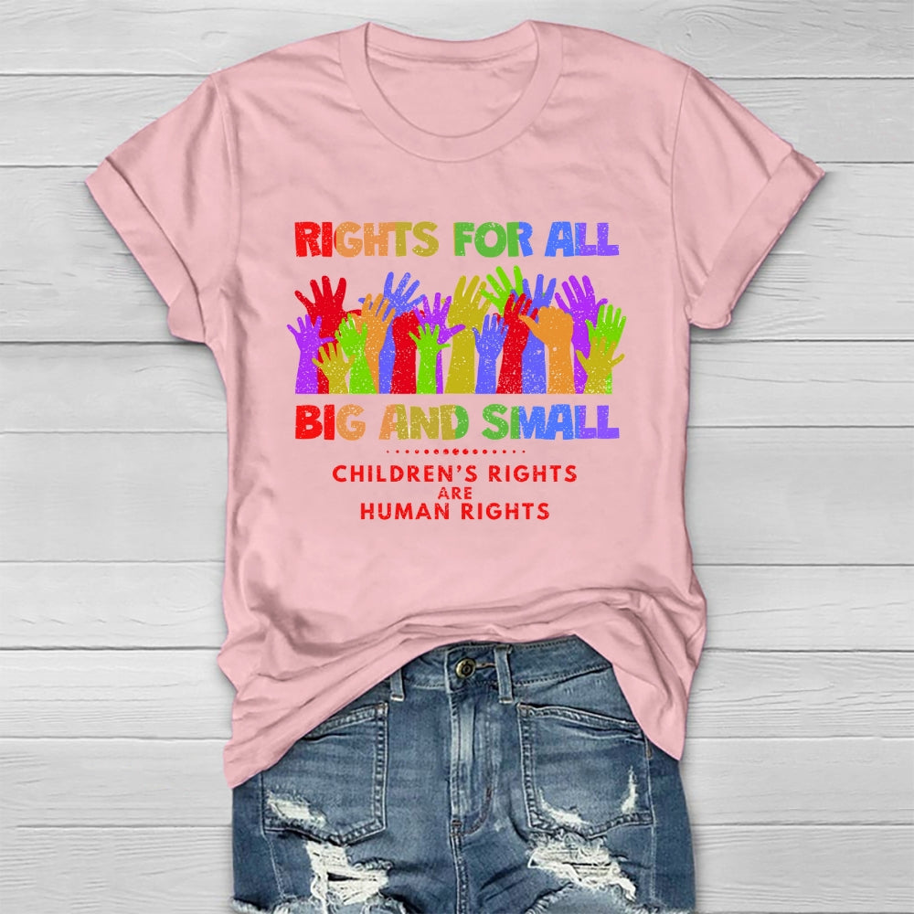 Rights For A Big And Small Healthwear T-shirt