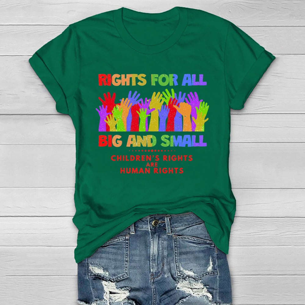 Rights For A Big And Small Healthwear T-shirt
