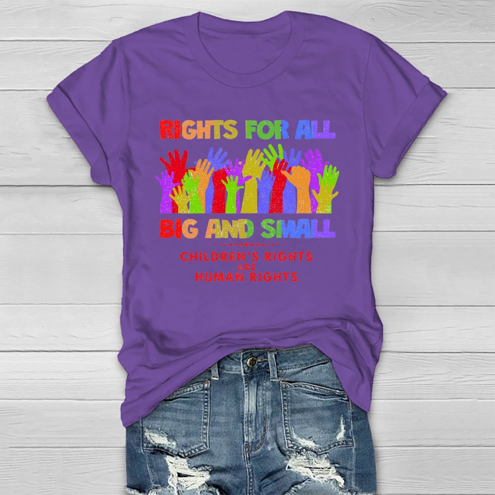 Rights For A Big And Small Healthwear T-shirt