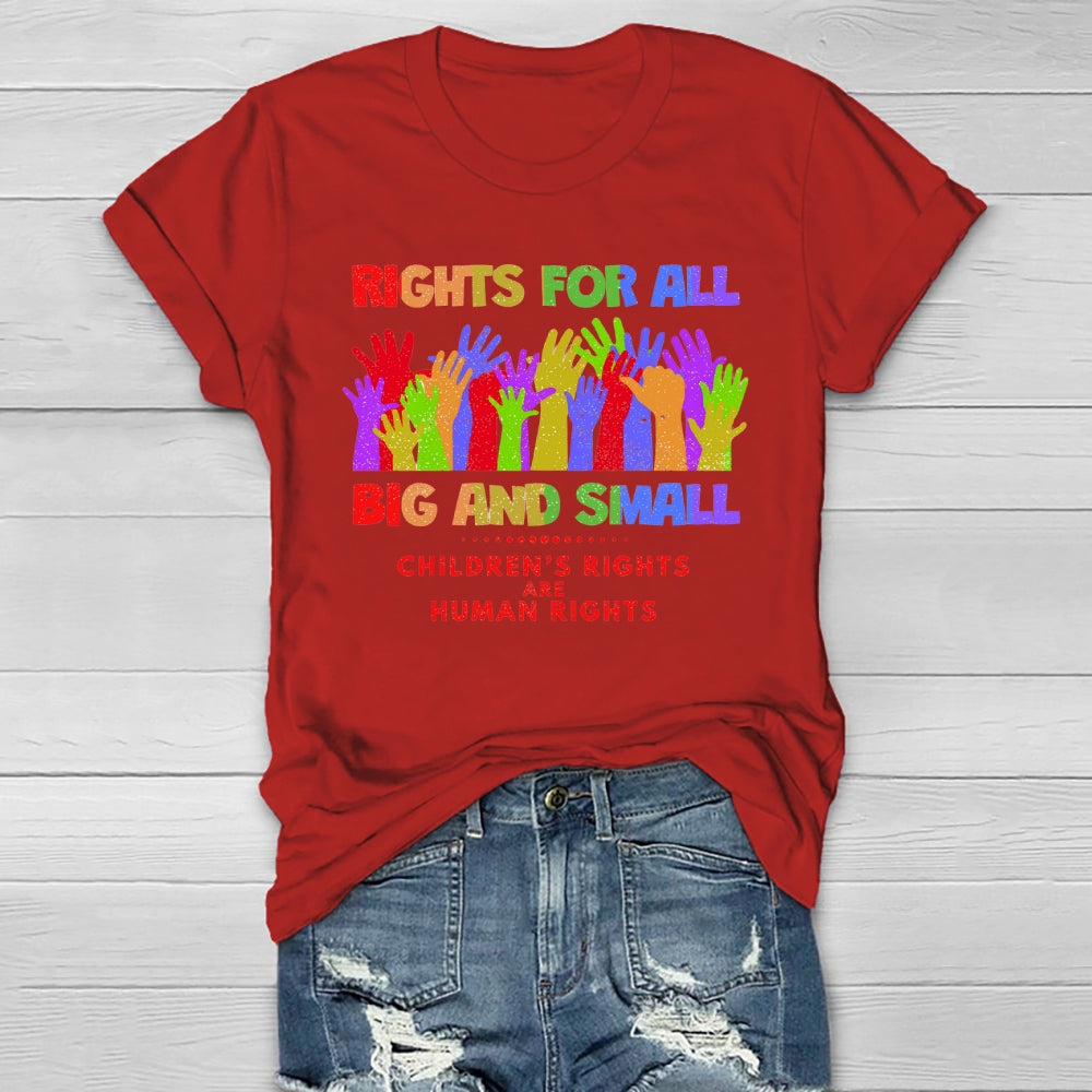 Rights For A Big And Small Healthwear T-shirt