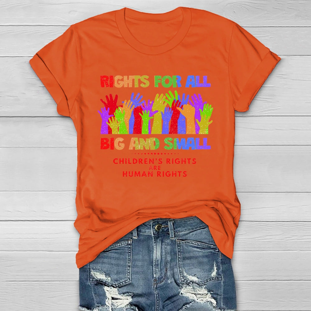 Rights For A Big And Small Healthwear T-shirt