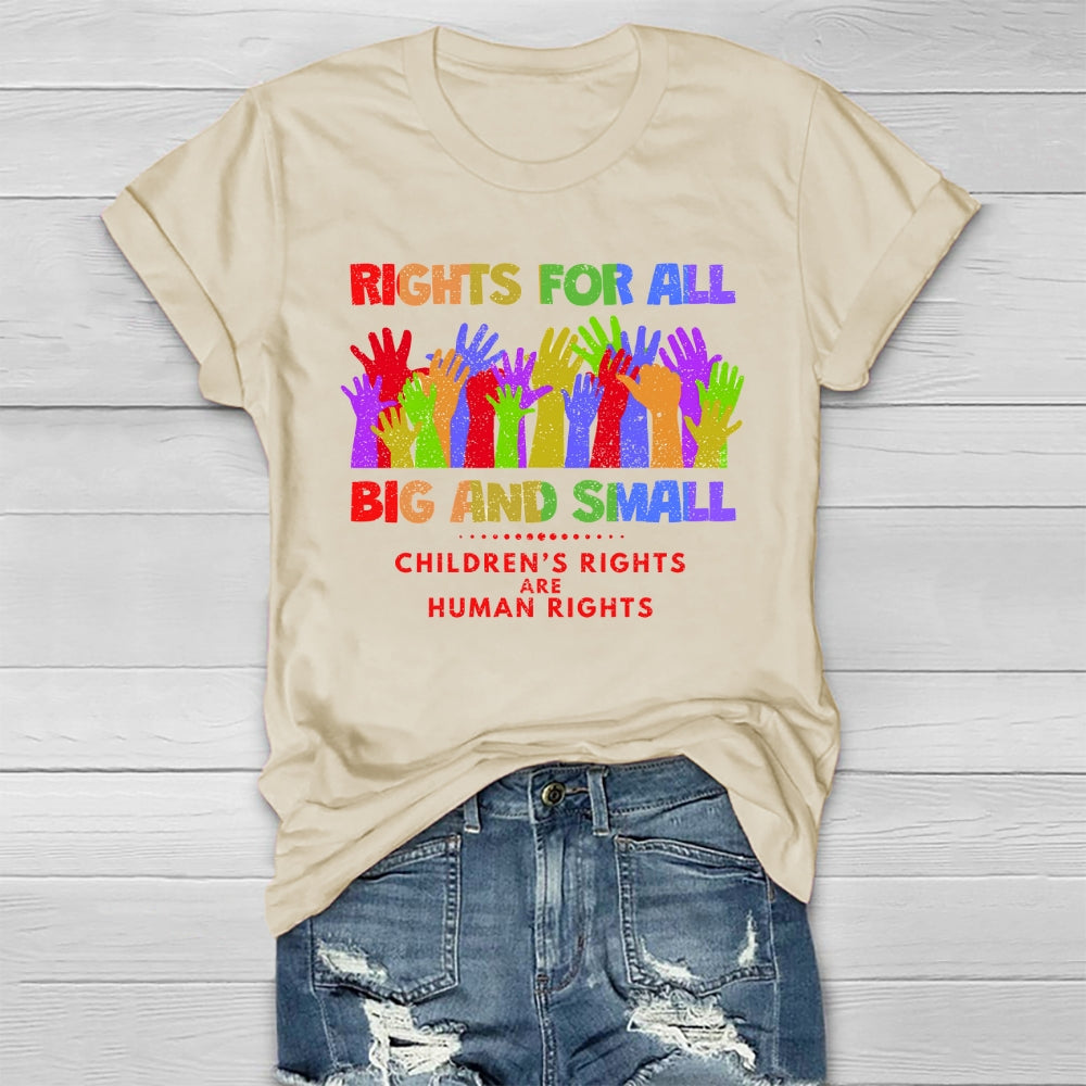 Rights For A Big And Small Healthwear T-shirt