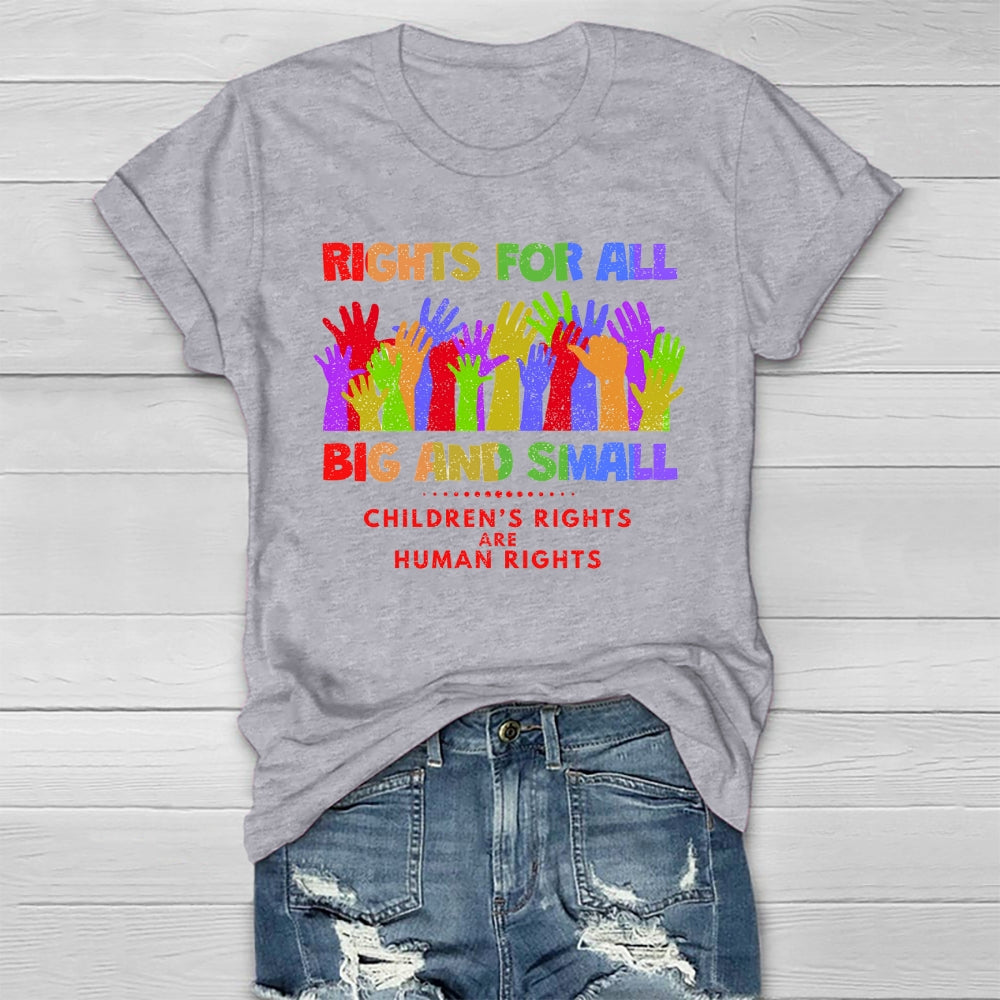Rights For A Big And Small Healthwear T-shirt