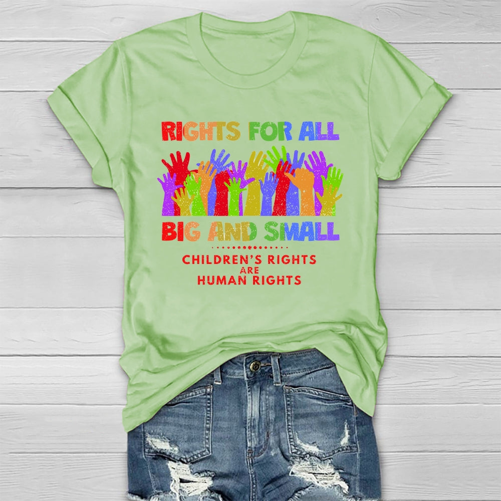 Rights For A Big And Small Healthwear T-shirt