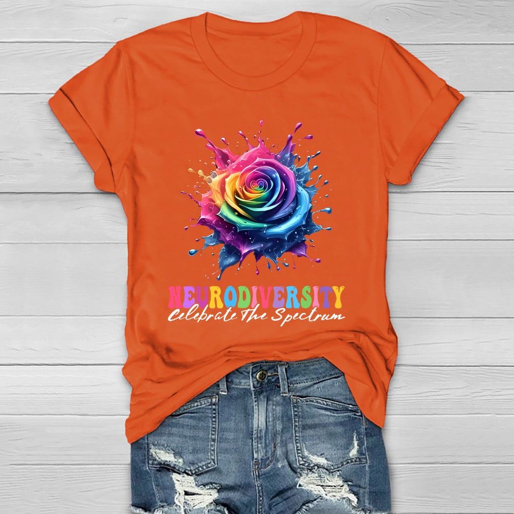 Neurodiversity Celebrate The Spectrum Healthwear T-shirt