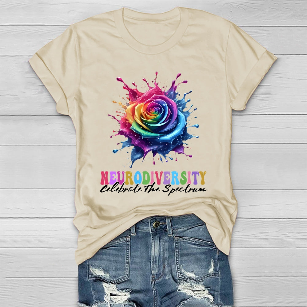 Neurodiversity Celebrate The Spectrum Healthwear T-shirt