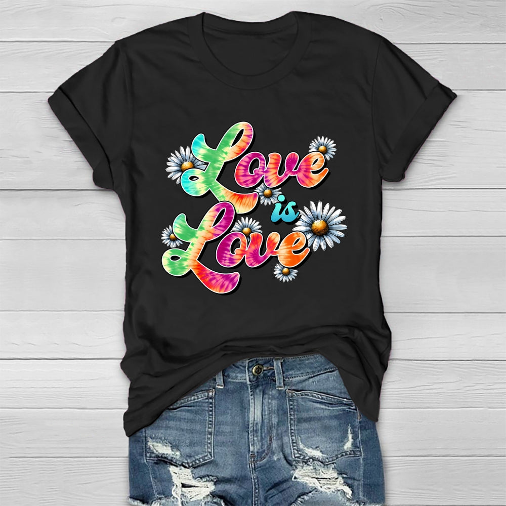 Love Is Love Flower Healthwear T-shirt