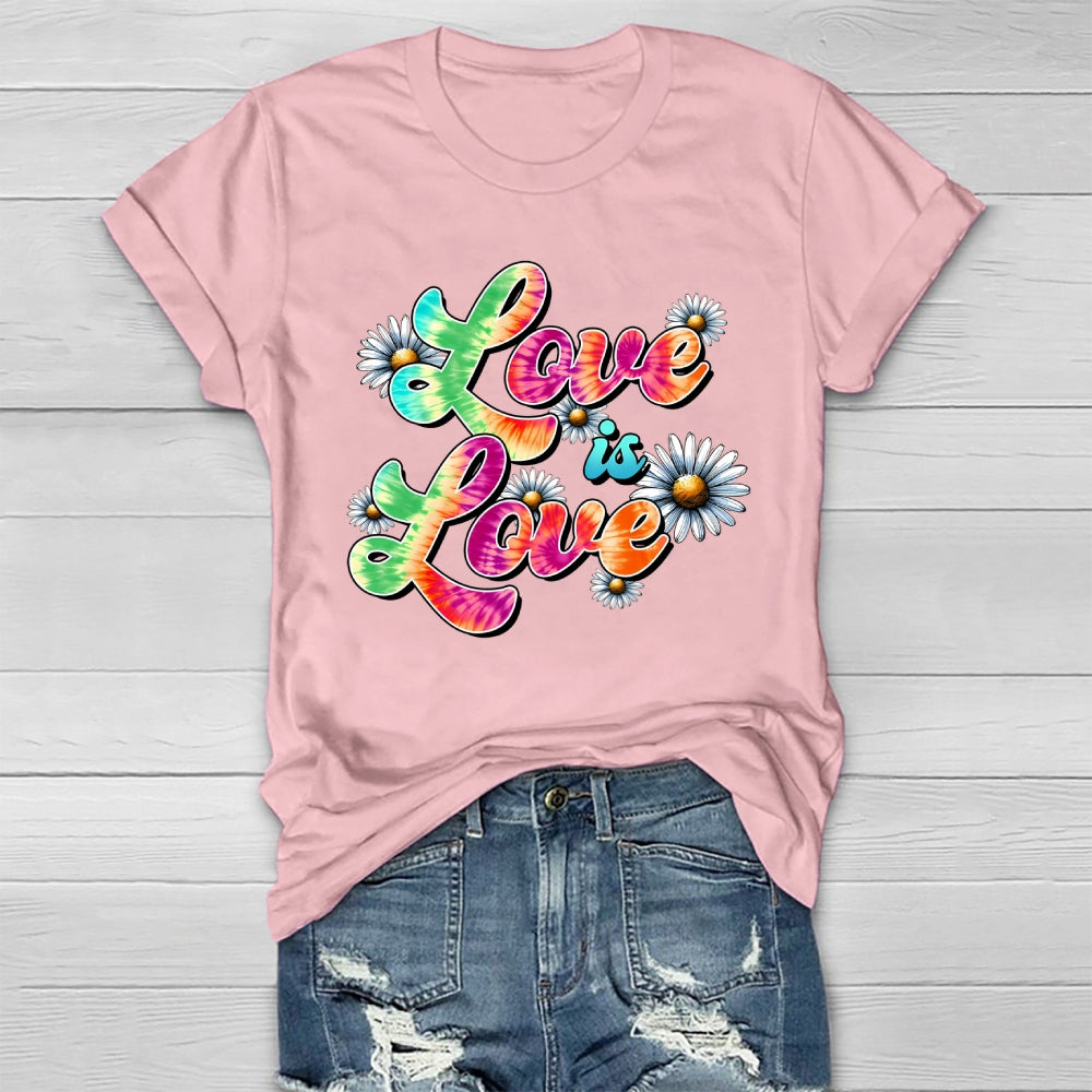 Love Is Love Flower Healthwear T-shirt