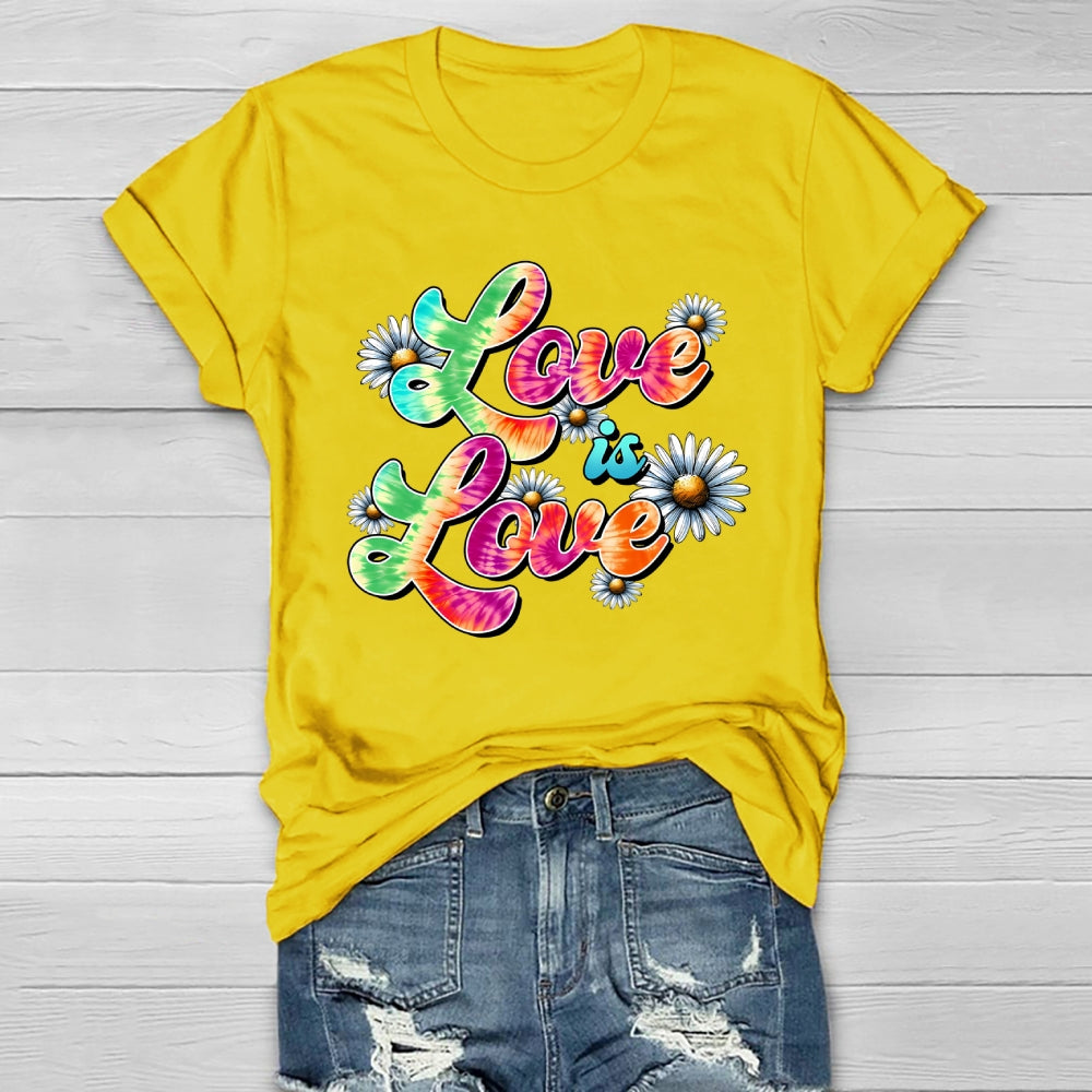 Love Is Love Flower Healthwear T-shirt