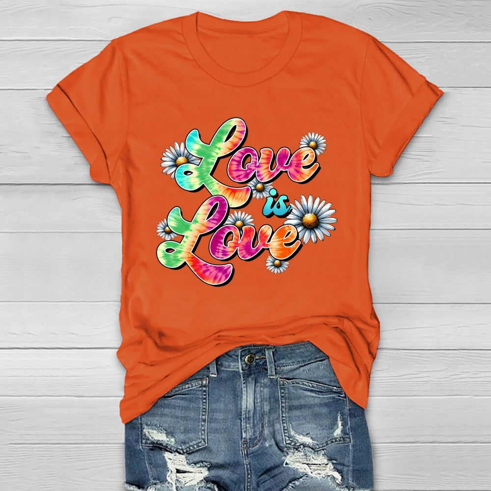 Love Is Love Flower Healthwear T-shirt