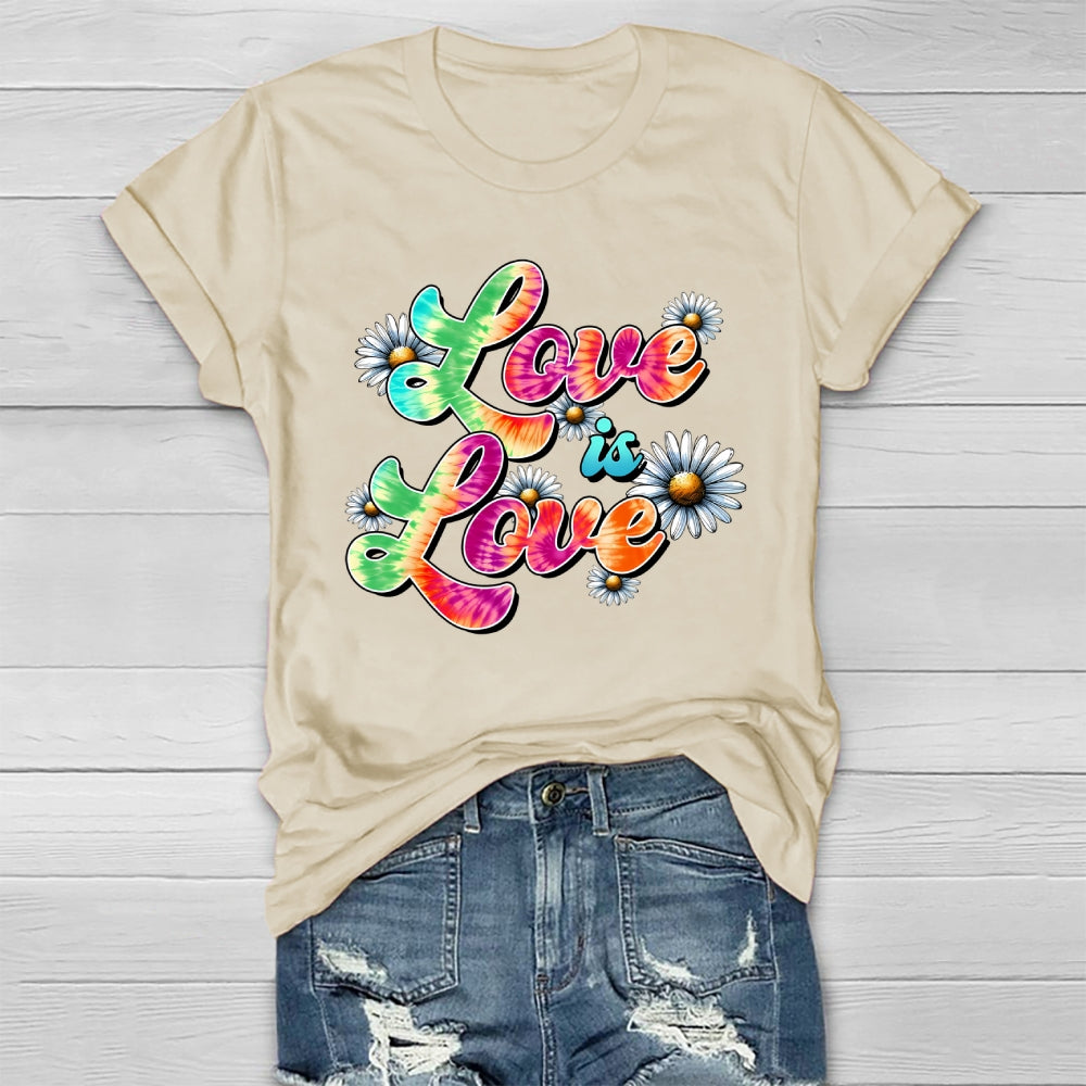 Love Is Love Flower Healthwear T-shirt