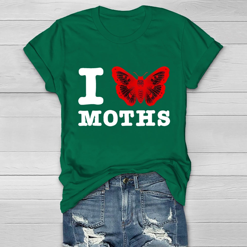 I Love Moths Healthwear T-shirt