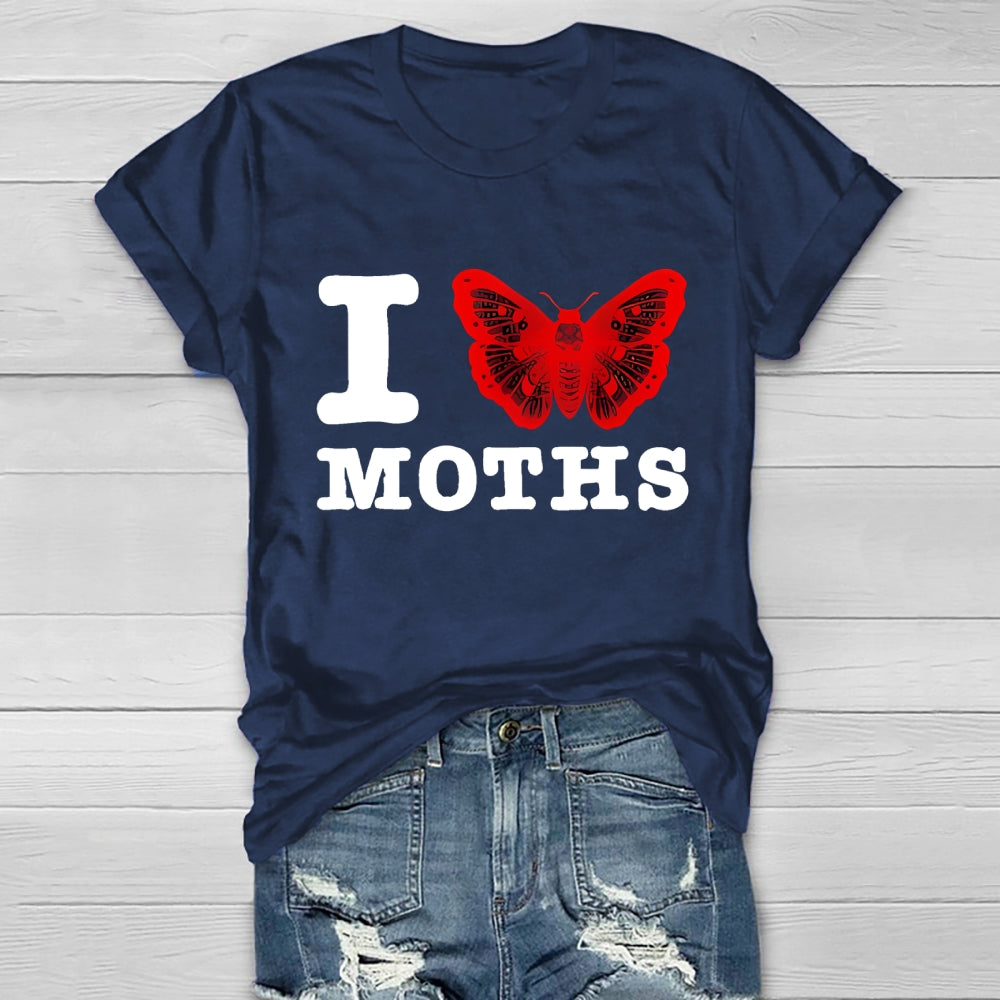 I Love Moths Healthwear T-shirt