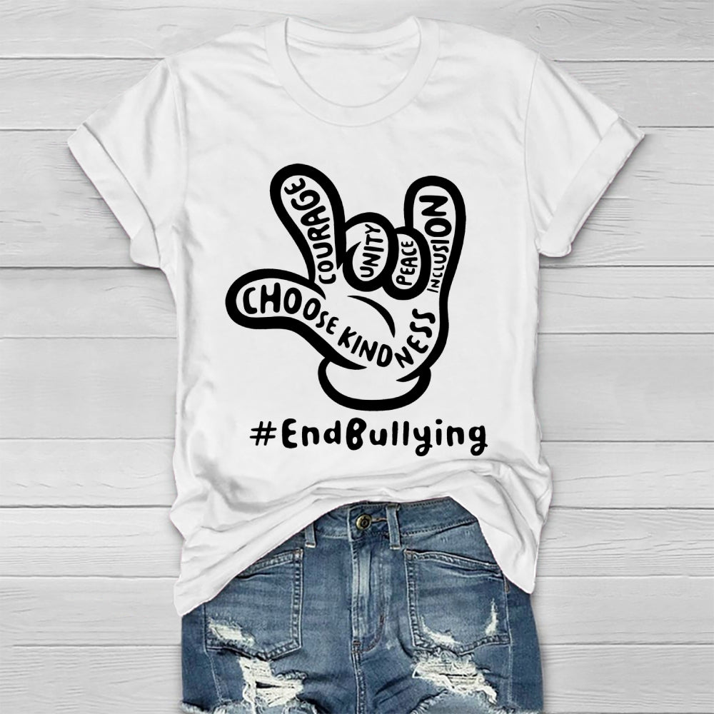 Choose Kindness End Bullying Healthwear T-shirt