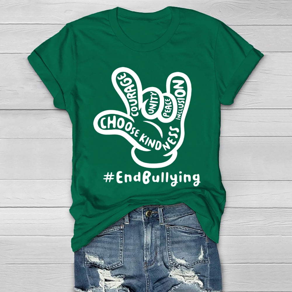 Choose Kindness End Bullying Healthwear T-shirt