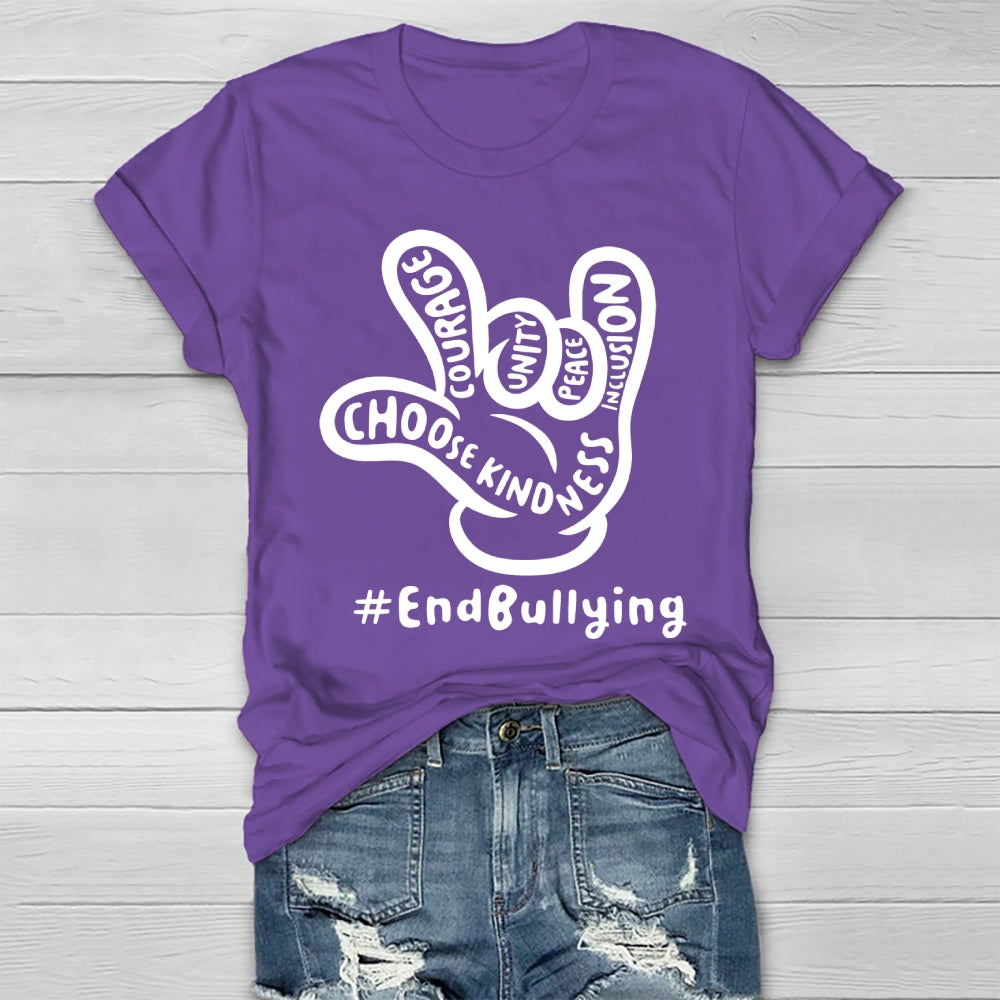 Choose Kindness End Bullying Healthwear T-shirt
