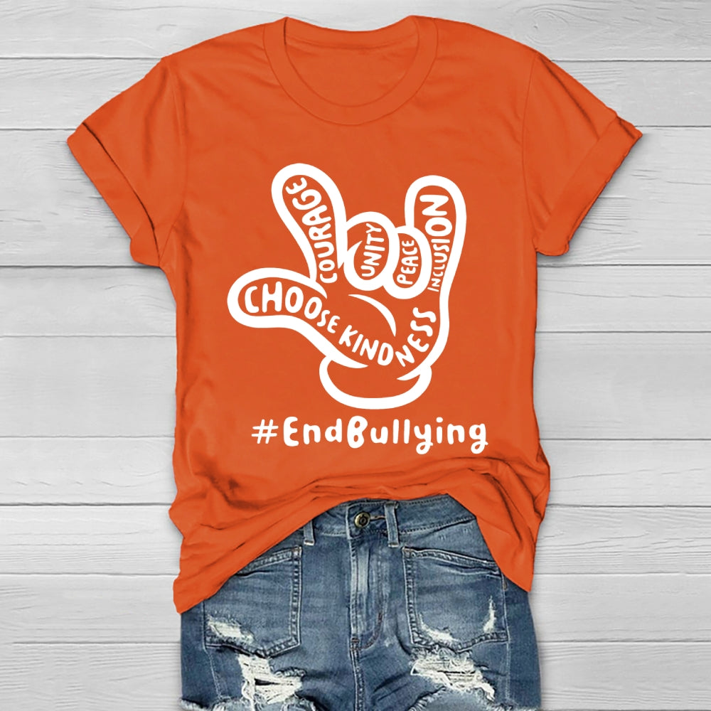 Choose Kindness End Bullying Healthwear T-shirt