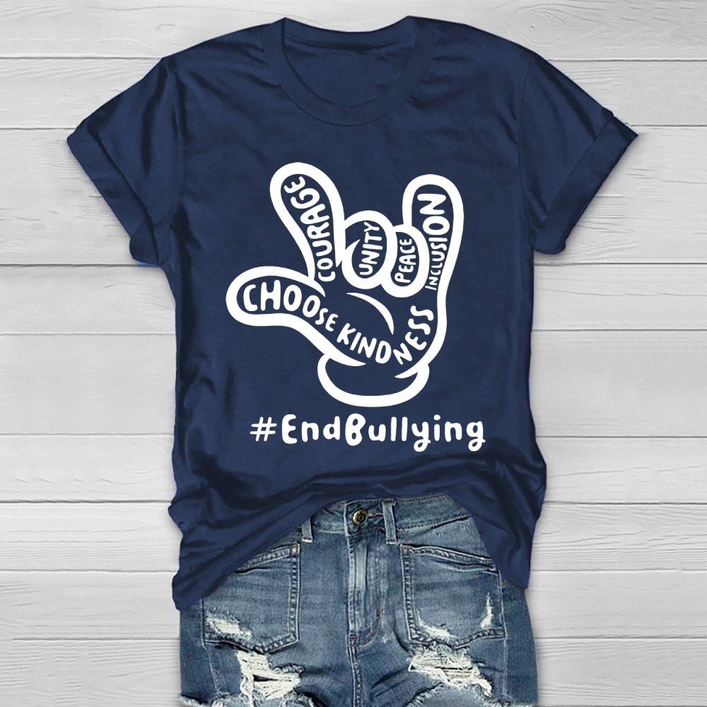 Choose Kindness End Bullying Healthwear T-shirt