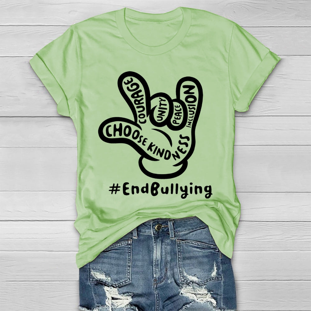 Choose Kindness End Bullying Healthwear T-shirt