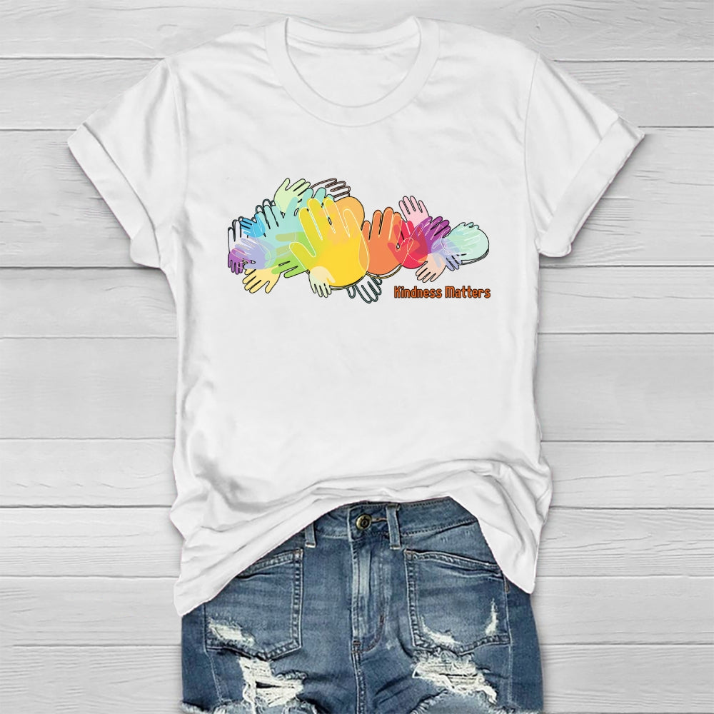 Kindness Matters Palm Healthwear T-shirt