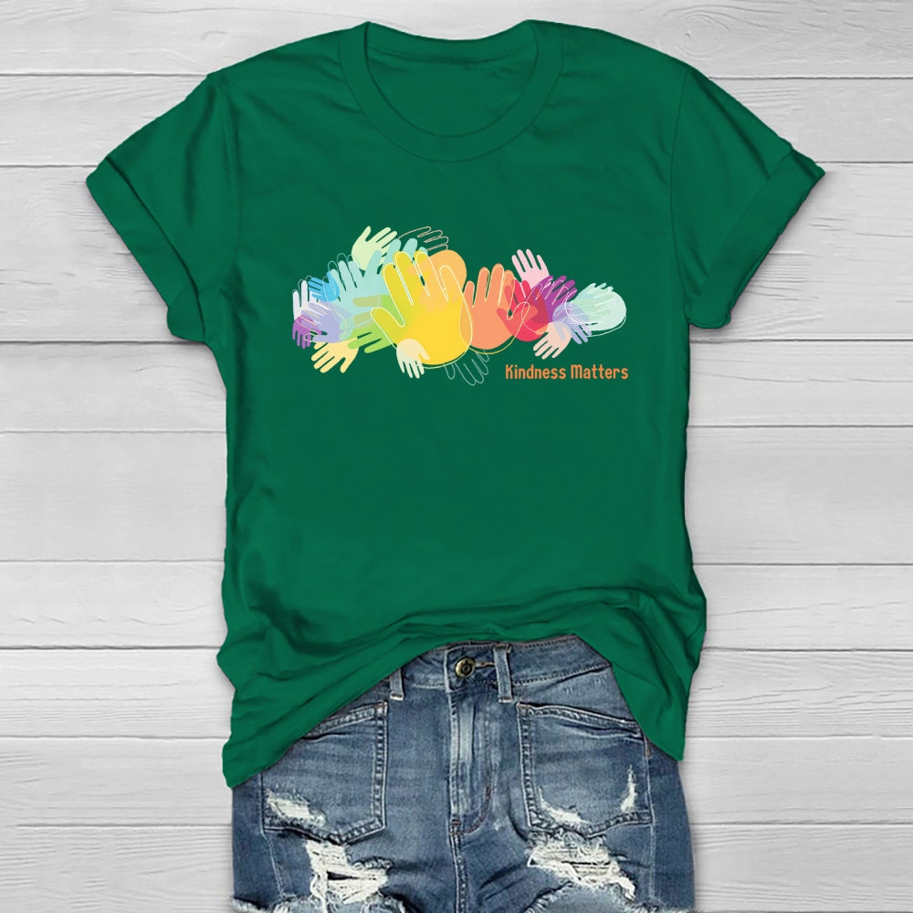 Kindness Matters Palm Healthwear T-shirt