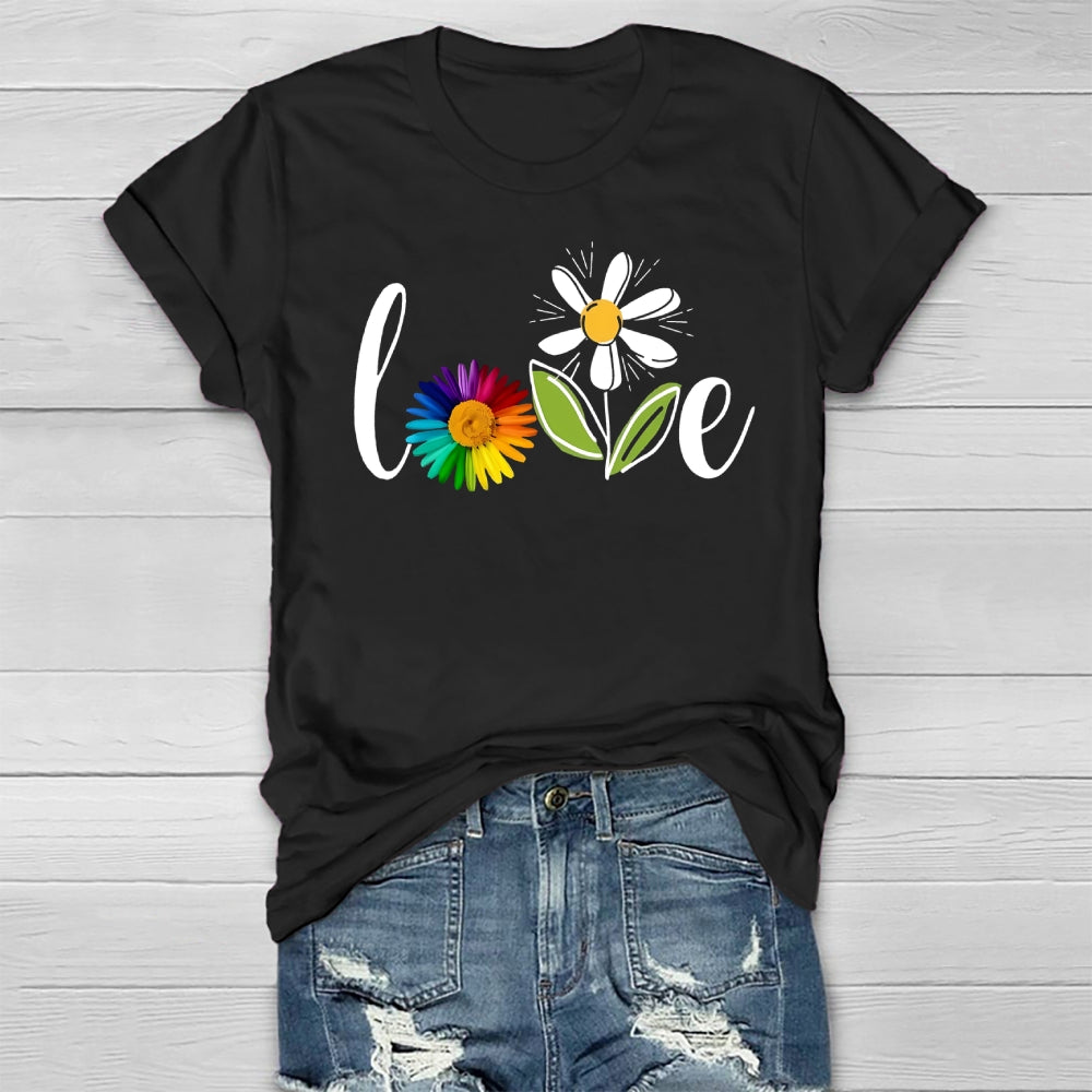 Love Flowers Healthwear T-shirt