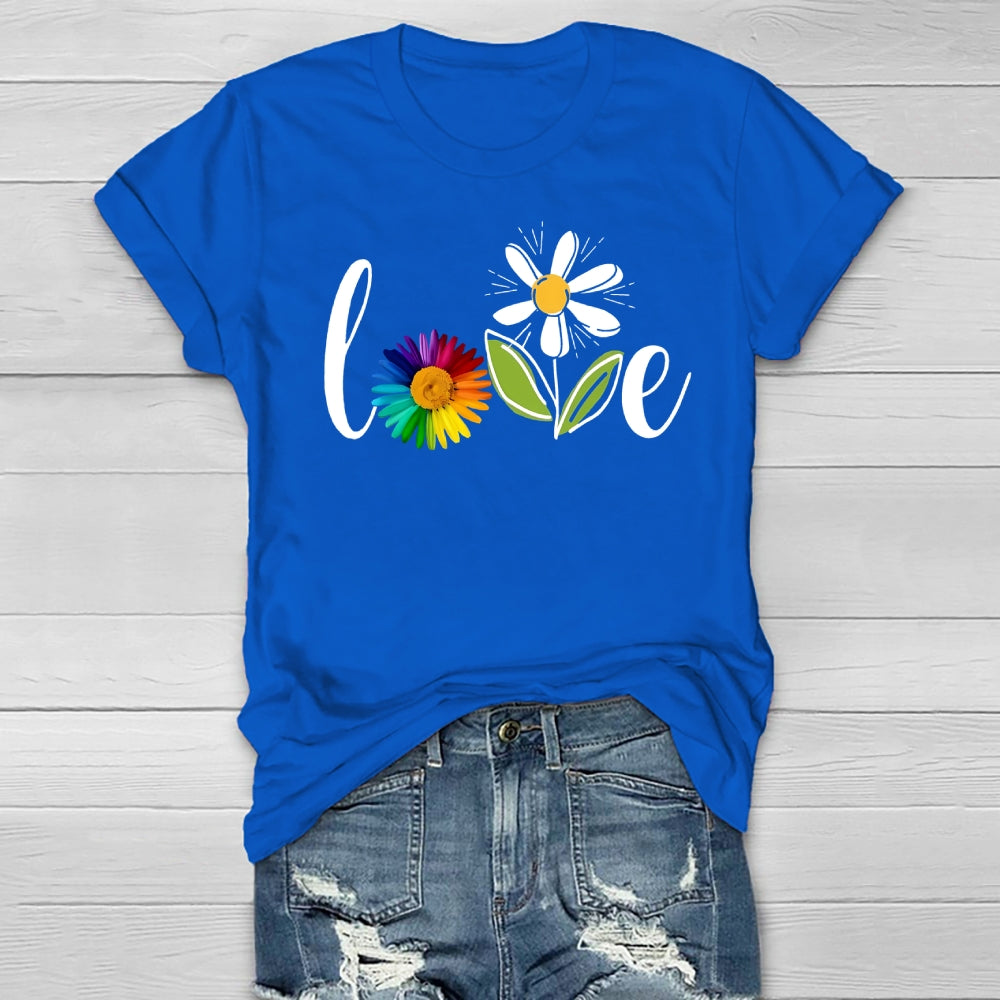 Love Flowers Healthwear T-shirt